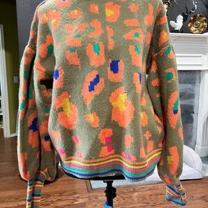 JODIFL Multicolor Patterned Sweater